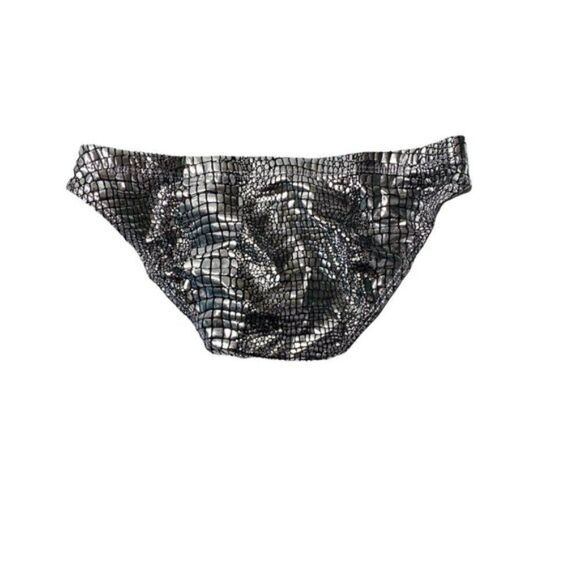 NEW MAN Bodywear Men's Silver Snakeskin Briefs - Picture 5 of 5
